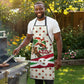 Burundi 1st July Independence Day Apron Patriotic Flag Portrait Art - Geometric Star Pattern