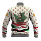 Burundi 1st July Independence Day Baseball Jacket Patriotic Flag Portrait Art - Geometric Star Pattern