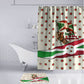 Burundi 1st July Independence Day Bathroom Set Patriotic Flag Portrait Art - Geometric Star Pattern