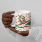 Burundi 1st July Independence Day Ceramic Mug Patriotic Flag Portrait Art - Geometric Star Pattern