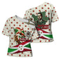 Burundi 1st July Independence Day Cross Shoulder Shirt Patriotic Flag Portrait Art - Geometric Star Pattern