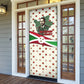 Burundi 1st July Independence Day Door Cover Patriotic Flag Portrait Art - Geometric Star Pattern