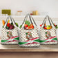 Burundi 1st July Independence Day Grocery Bag Patriotic Flag Portrait Art - Geometric Star Pattern