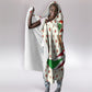 Burundi 1st July Independence Day Hooded Blanket Patriotic Flag Portrait Art - Geometric Star Pattern