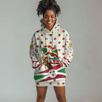 Burundi 1st July Independence Day Hoodie Dress Patriotic Flag Portrait Art - Geometric Star Pattern