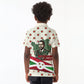 Burundi 1st July Independence Day Kid Polo Shirt Patriotic Flag Portrait Art - Geometric Star Pattern