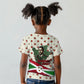 Burundi 1st July Independence Day Kid T shirt Patriotic Flag Portrait Art - Geometric Star Pattern