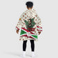 Burundi 1st July Independence Day Kid Wearable Blanket Hoodie Patriotic Flag Portrait Art - Geometric Star Pattern