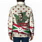 Burundi 1st July Independence Day Padded Jacket Patriotic Flag Portrait Art - Geometric Star Pattern