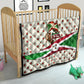 Burundi 1st July Independence Day Quilt Patriotic Flag Portrait Art - Geometric Star Pattern