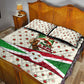Burundi 1st July Independence Day Quilt Bed Set Patriotic Flag Portrait Art - Geometric Star Pattern