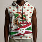 Burundi 1st July Independence Day Sleeveless Hoodie Patriotic Flag Portrait Art - Geometric Star Pattern