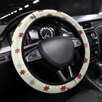 Burundi 1st July Independence Day Steering Wheel Cover Patriotic Flag Portrait Art - Geometric Star Pattern