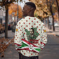 Burundi 1st July Independence Day Sweatshirt Patriotic Flag Portrait Art - Geometric Star Pattern