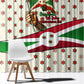 Burundi 1st July Independence Day Window Curtain Patriotic Flag Portrait Art - Geometric Star Pattern