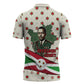 Burundi 1st July Independence Day Zipper Polo Shirt Patriotic Flag Portrait Art - Geometric Star Pattern