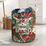 Burundi Independence Day Laundry Basket 1st July 1962 Distressed Grunge Flag Art - Broken Chains And Freedom Star