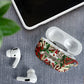 Burundi Independence Day AirPods Case 1st July 1962 Distressed Grunge Flag Art - Broken Chains And Freedom Star