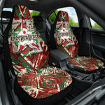 Burundi Independence Day Car Seat Cover 1st July 1962 Distressed Grunge Flag Art - Broken Chains And Freedom Star