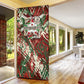 Burundi Independence Day Door Cover 1st July 1962 Distressed Grunge Flag Art - Broken Chains And Freedom Star