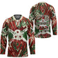Burundi Independence Day Hockey Jersey 1st July 1962 Distressed Grunge Flag Art - Broken Chains And Freedom Star