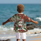 Burundi Independence Day Kid Hawaiian Shirt 1st July 1962 Distressed Grunge Flag Art - Broken Chains And Freedom Star