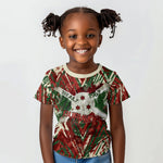 Burundi Independence Day Kid T shirt 1st July 1962 Distressed Grunge Flag Art - Broken Chains And Freedom Star