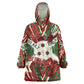 Burundi Independence Day Kid Wearable Blanket Hoodie 1st July 1962 Distressed Grunge Flag Art - Broken Chains And Freedom Star