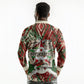 Burundi Independence Day Long Sleeve Polo Shirt 1st July 1962 Distressed Grunge Flag Art - Broken Chains And Freedom Star