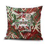 Burundi Independence Day Pillow Cover 1st July 1962 Distressed Grunge Flag Art - Broken Chains And Freedom Star