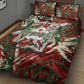 Burundi Independence Day Quilt Bed Set 1st July 1962 Distressed Grunge Flag Art - Broken Chains And Freedom Star