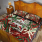 Burundi Independence Day Quilt Bed Set 1st July 1962 Distressed Grunge Flag Art - Broken Chains And Freedom Star