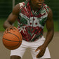 Burundi Independence Day Sleeveless Zip Hoodie 1st July 1962 Distressed Grunge Flag Art - Broken Chains And Freedom Star