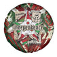 Burundi Independence Day Spare Tire Cover 1st July 1962 Distressed Grunge Flag Art - Broken Chains And Freedom Star