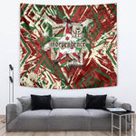 Burundi Independence Day Tapestry 1st July 1962 Distressed Grunge Flag Art - Broken Chains And Freedom Star