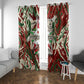 Burundi Independence Day Window Curtain 1st July 1962 Distressed Grunge Flag Art - Broken Chains And Freedom Star