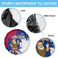 Liberia Christmas Spare Tire Cover Santa Claus Map Graphic and Red Blue Festive - African Pride