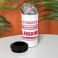 Liberia Christmas 4 in 1 Can Cooler Tumbler Red Wildlife Silhouettes and White Blue Holiday - African Pride