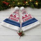 Liberia Christmas Santa Hat Red Wildlife Silhouettes and White Blue Holiday - African Pride