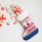 Liberia Christmas Stocking Red Wildlife Silhouettes and White Blue Holiday - African Pride