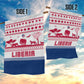 Liberia Christmas Garden Flag Red Wildlife Silhouettes and White Blue Holiday - African Pride