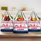 Liberia Christmas Grocery Bag Red Wildlife Silhouettes and White Blue Holiday - African Pride