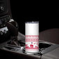 Liberia Christmas Skinny Tumbler Red Wildlife Silhouettes and White Blue Holiday - African Pride