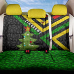 Zimbabwe Christmas Back Car Seat Cover Flag Colors Xmas Tree and Holiday - African Pride