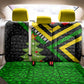 Zimbabwe Christmas Back Car Seat Cover Flag Colors Xmas Tree and Holiday - African Pride