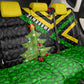 Zimbabwe Christmas Back Car Seat Cover Flag Colors Xmas Tree and Holiday - African Pride