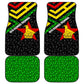 Zimbabwe Christmas Car Mats Flag Colors Xmas Tree and Holiday - African Pride
