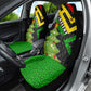 Zimbabwe Christmas Car Seat Cover Flag Colors Xmas Tree and Holiday - African Pride