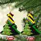 Zimbabwe Christmas Ceramic Ornament Flag Colors Xmas Tree and Holiday - African Pride