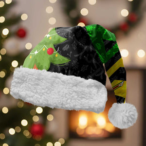 Zimbabwe Christmas Santa Hat Flag Colors Xmas Tree and Holiday - African Pride